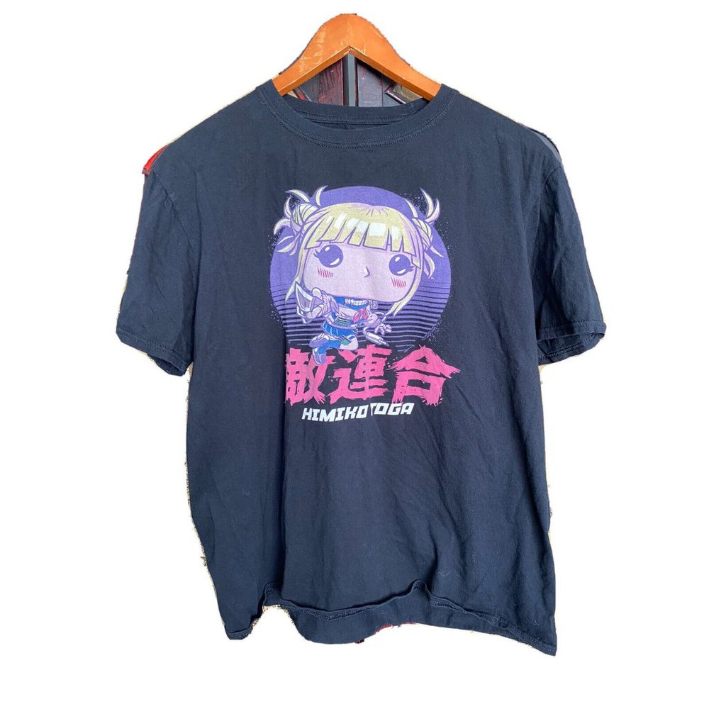 FUNKO POP TEE MY HERO ACADEMIA HIMIKO TOGA UNMASKED Large T-SHIRT ONLY GAMESTOP